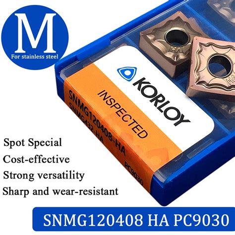 High Quality SNMG120408 SNMG120404 HA PC9030 External Turning Tool CNC