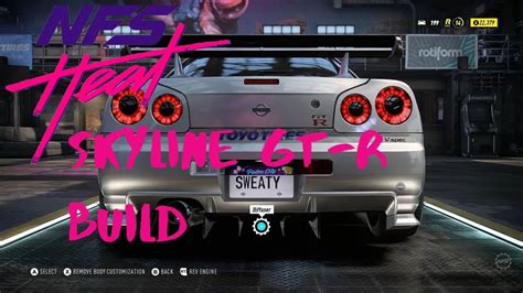 Need For Speed Heat Nissan Skyline Gt R34 Build Youtube