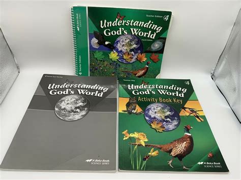 Abeka Th Grade Science Student Work Book Understanding Gods World