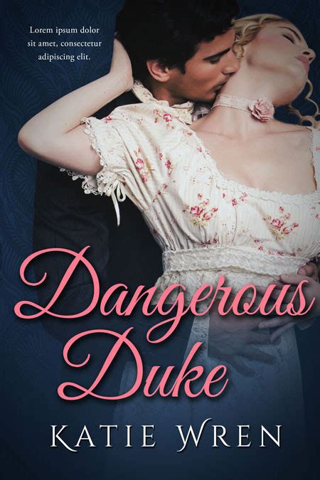 Dangerous Duke Historical Romance Premade Book Cover For Sale