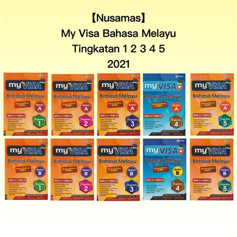 Buku Latihan My Visa Bahasa Melayu Buku A B Tingkatan Pdpc