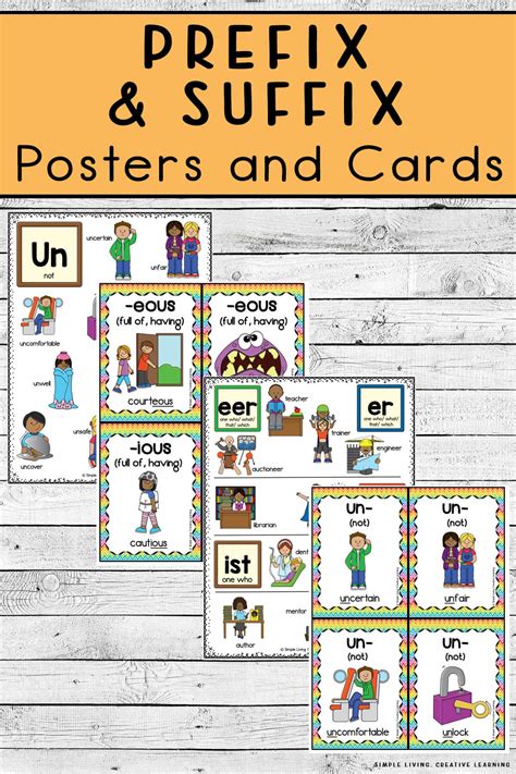 Prefix And Suffix Cards Free Homeschool Deals