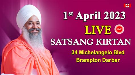 Live Darshan Darbar Canada Satsang Kirtan Samagam Sant