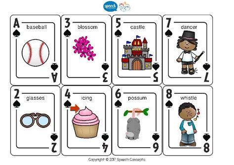 lets play cards  medial  speech concepts tpt