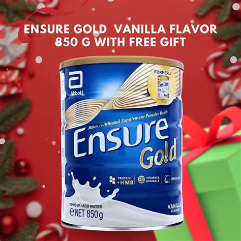 Ensure Gold Vanilla Flavor G Set Free Gift Exp Jan Non