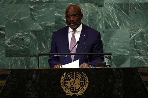 Liberian President George Weah says will seek second term this year ...