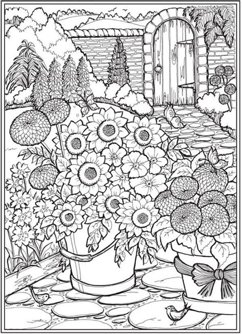 Flower Garden Coloring Pages