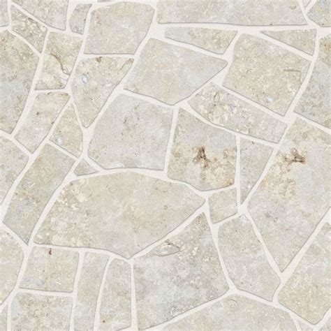 Limestone Crazy Paving Seamless Texture