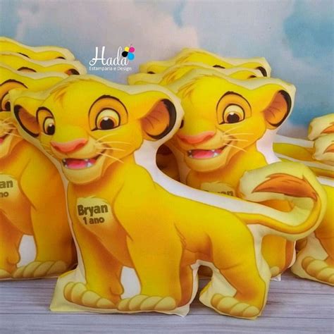 Almofada Simba Rei Leao Compre Produtos Personalizados No Elo7