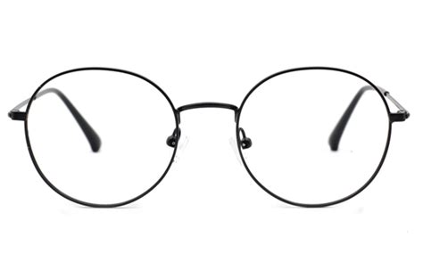 Round Prescription Glasses(Black)