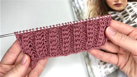 Супер классная резинка спицами 🔥 ИДЕАЛЬНЫЙ УЗОР ДЛЯ ШАПОК И КАРДИГАНОВ ...