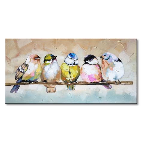 Bird Canvas Wall Art Birds Canvas Print Bodaswasuas