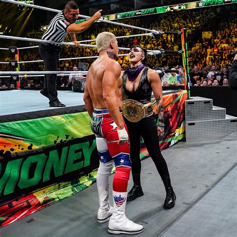 Wwe Women Cody Rhodes Vs Dominik Mysterio With Rhea