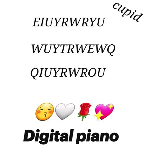 Cupid > roblox piano sheets