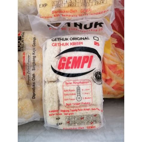 Jual Gempi Gethuk Frozen Getuk Singkong Original Crispy Gempi