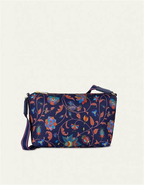 Oilily Schultertasche Sarah Shoulder Bag Joy Flowers Eclipse