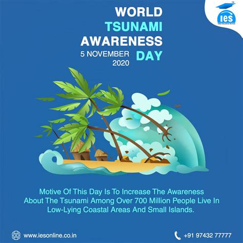 World Tsunami Awareness Day - 5 November #tsunamiawareness #AwarenessPost #awarenessmonth God Of ...