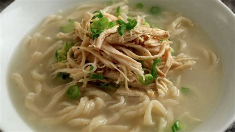 Korean Chicken Noodle Soup From Scratch Kalguksu 칼국수 Youtube