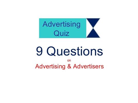 Advertising Quiz