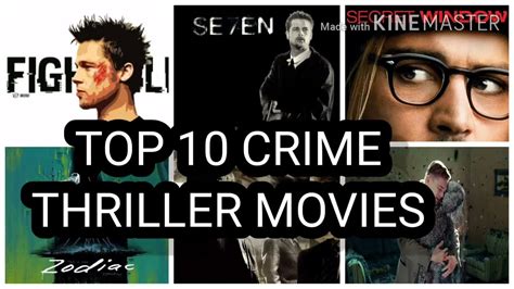 Top 10 Crime Thriller Movies Of All Time As Per The Imdb Rating Youtube