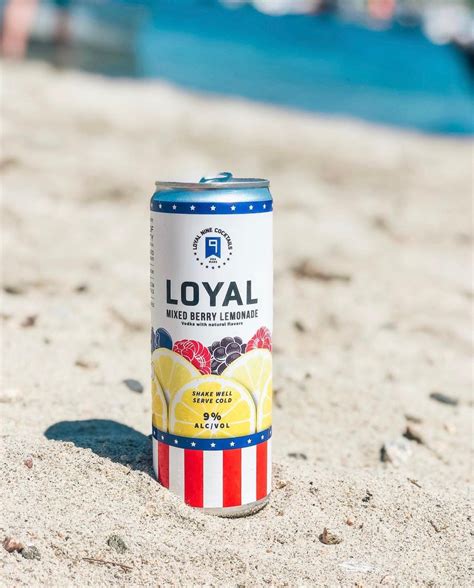 Loyal 9 Mixed Berry Lemonade Cocktail 4 Pack Cans Top Shelf Wine And