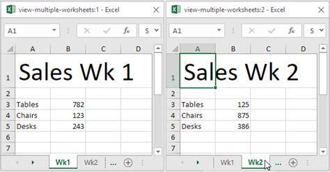 View Multiple Worksheets In Excel Step By Step Tutorial