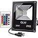 Glw W Led Rgb Flood Light Waterproof Ip Dimmable Color Changing