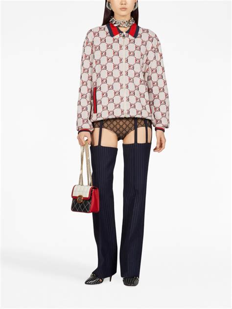 Gucci Jacquard G Monogram Cardigan Farfetch