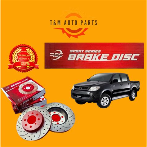 ORIGINAL RBS SPORT FRONT DISC ROTOR TOYOTA HILUX VIGO KUN25 Shopee