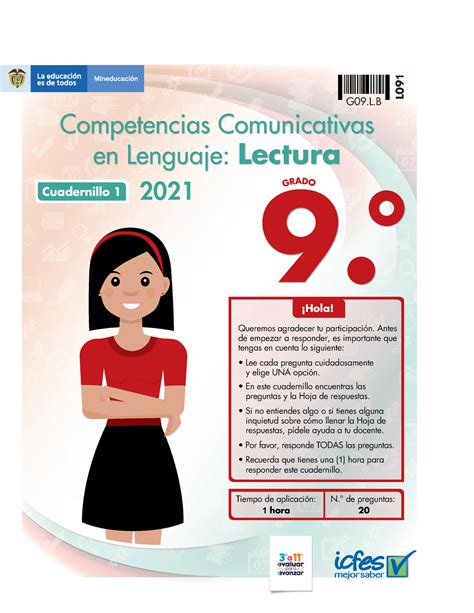 Cuadernillo Competencias Comunicativasen Lenguaje Lectura