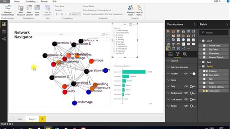 How To Use The Power Bi The Network Navigator View Relationships In Data Youtube