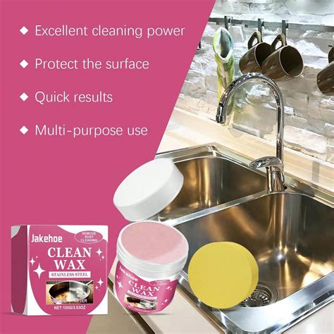 Kitchen Stainless Steel Cleaning Cream Pot Bottom Burn Mark Polishing