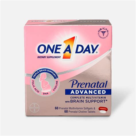 One A Day Womens Prenatal Advanced Vitamins 60 60 Ct