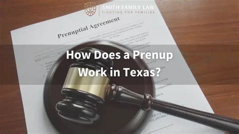 How Does A Prenup Work In Texas Legal Insights