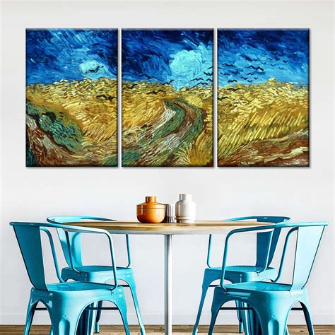 Wheatfield With Crows 1890 Wall art by Vincent Van Gogh | Elephant Stock