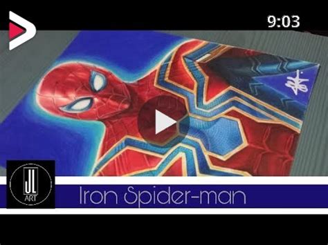 How to draw Iron Spider-man Drawing - Marvel دیدئو dideo