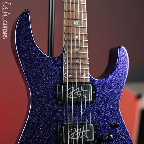 ESP KH-2 Kirk Hammett Signature Electric Guitar Purple Sparkle – Ish ...