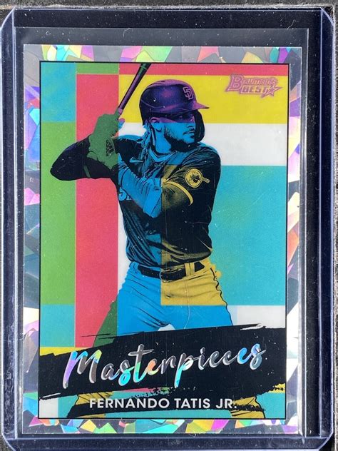 Tatis Fernando Jr 2021 Bowman S Best Masterpieces Atomic EBay