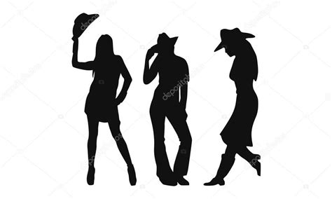 Cowgirl Silhouette Vector