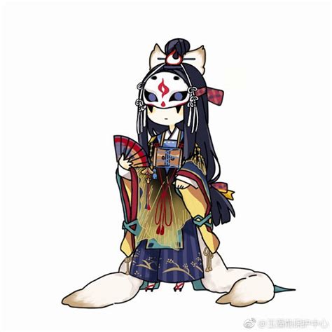 阴阳师同人插画 玉藻前保护中心绘