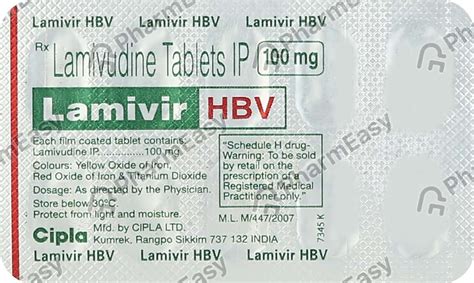 Lamivir Hbv Mg Tablet Uses Side Effects Price Dosage