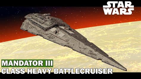 Star Wars Mandator Iii Heavy Battlecruiser Youtube