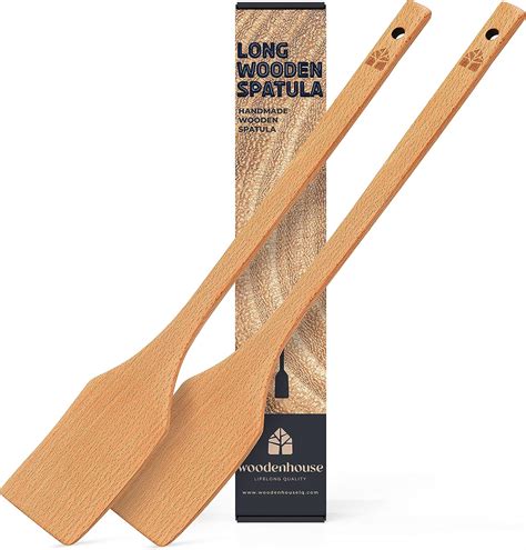 Extra Long Wooden Spoon 175” Beech Wood Crawfish Paddle