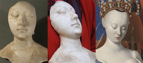 The Death Mask Of Agnes Sorel Famousdame De Beauté And Mistress Of