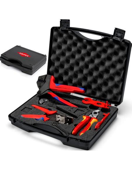 Knipex Walizka Narzędziowa Do Fotowoltaiki Złączy Mc 4 7 El 979104v02