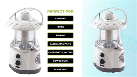 North Point Led Multifunctional Lantern With Amfm Radio