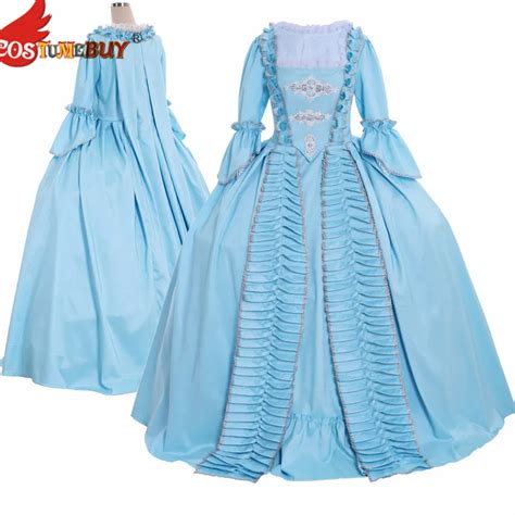 Costumebuy vestido de Tudor María Antonieta rococó para mujer traje de