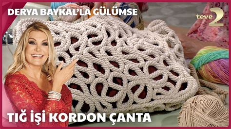 Derya Baykal la Gülümse Tığ İşi Kordon Çanta Yapımı YouTube