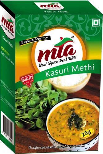 Mta Green Organic Kasuri Methi Packaging Size G At Rs Packet In