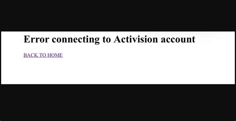 Error Connecting To Activision Account How To Fix Valibyte